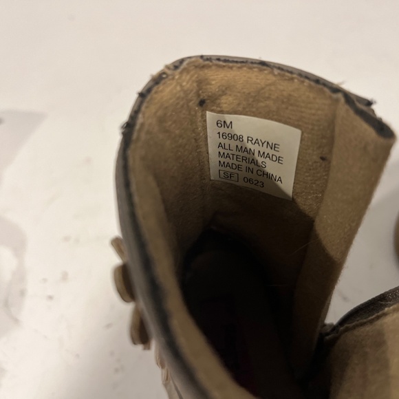 Rachel shoes brown boots with flowers size 6 toddler - Picture 3 of 7